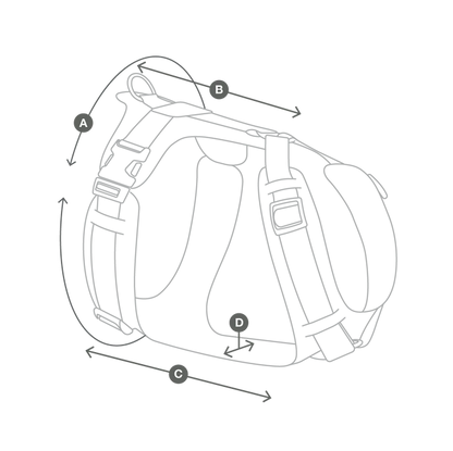 Modena Ergonomisches Hundegeschirr – Farbe Grolive
