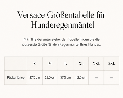 Medusa Regenmantel für kleine Hunde